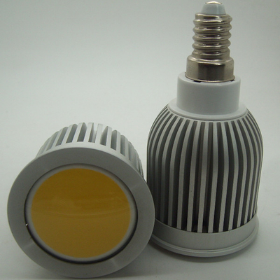 Alto brilho 5W / 7W / 10W E14 COB LED Light com 320 - 380LM, AC85 - 265V, 50000hrs